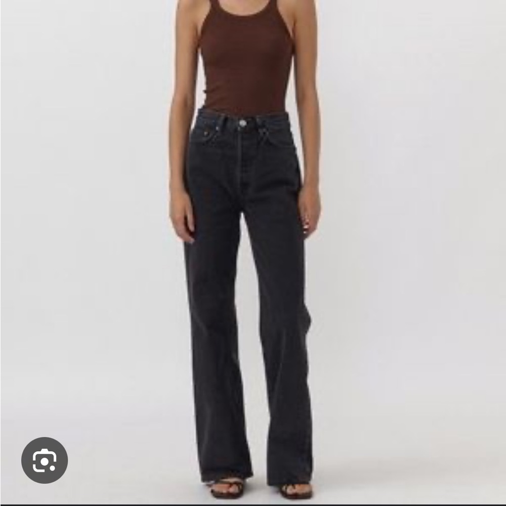 Re/done Ultra High-Rise '70s Jeans shaded black 26